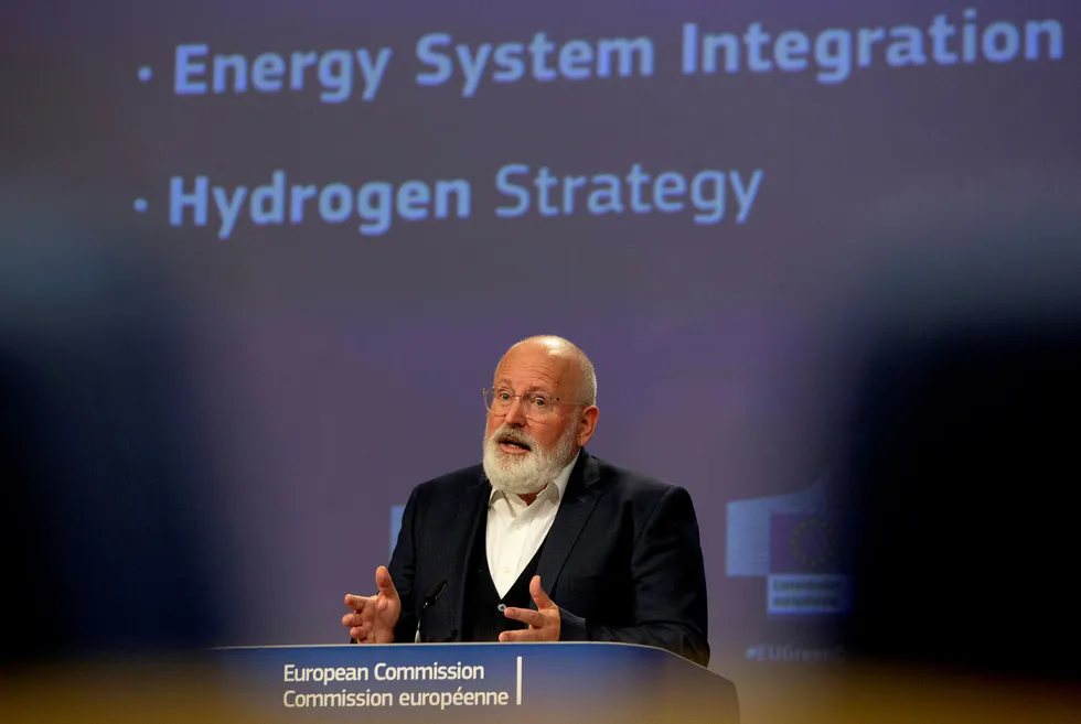 Carbon capture: members of Zero Emissions Platform met with the European Commission's Frans Timmermans