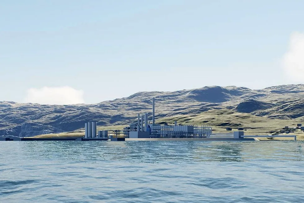 Proposed: the Barents Blue ammonia project in northern Norway