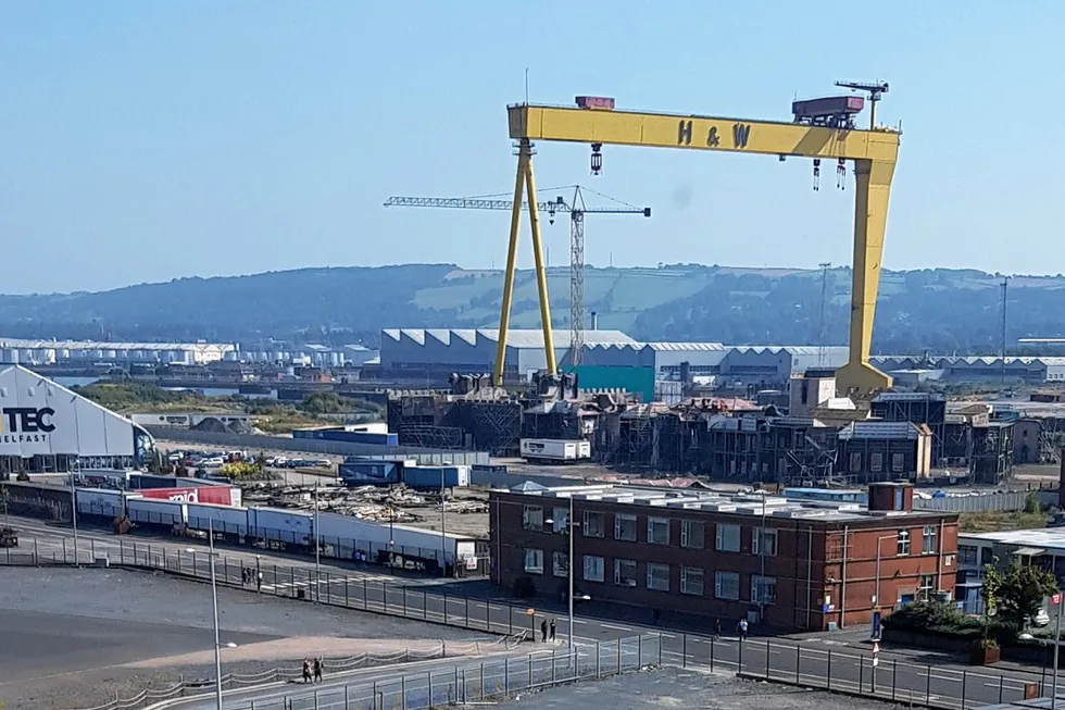 Spreading its wings: Harland & Wolff's Belfast yard