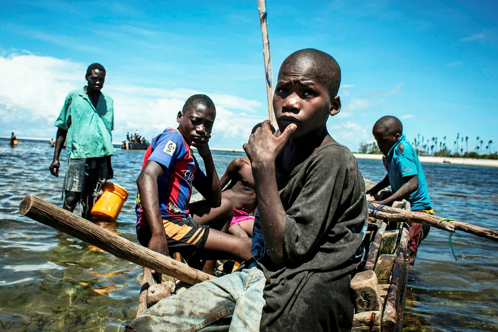 Offshore riches: Mozambican fishermen return to shore