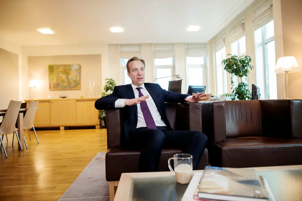 Utenriksminister Børge Brende er bekymret etter de siste twittermeldingene fra Donald Trump. Foto: Øyvind Elvsborg