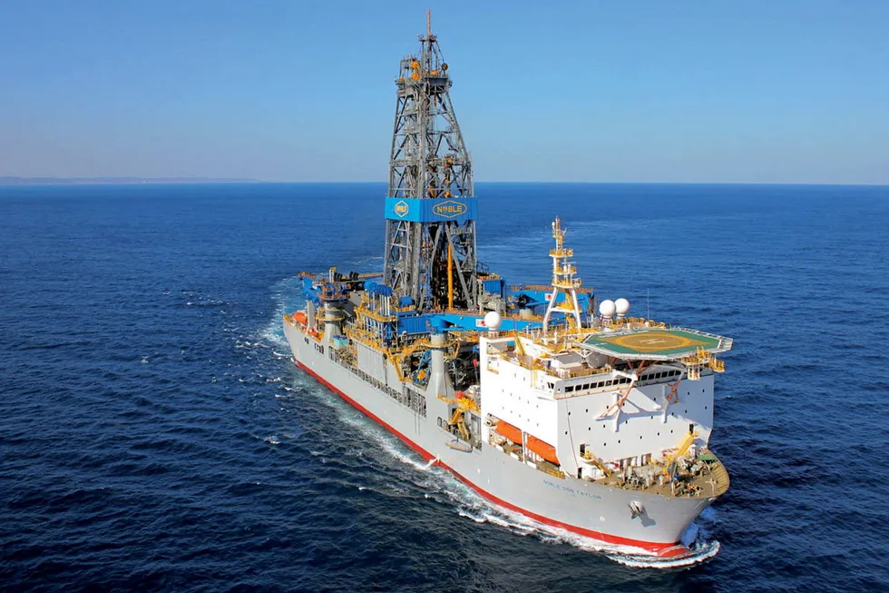 In the deep: the Noble drillship Noble Don Taylor is drilling the Lancetfish-1 wildcat.