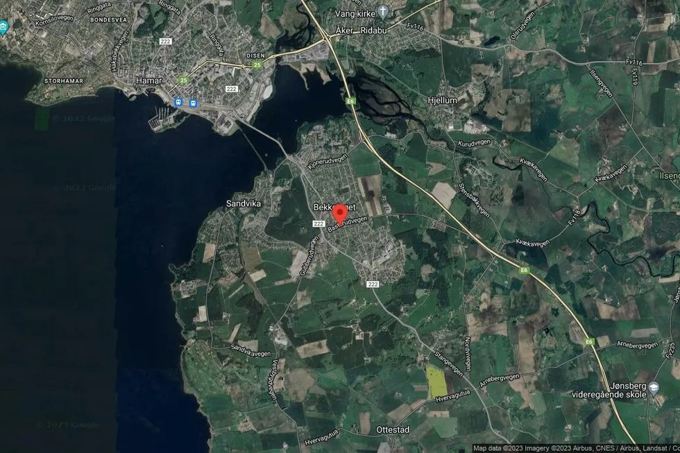 Området rundt Kvilavegen 18B, Stange, Innlandet