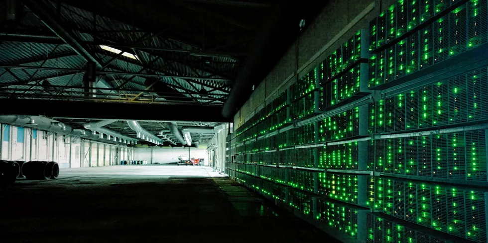 A Bitcoin mining data centre, the type of which has sprung up all over Texas.