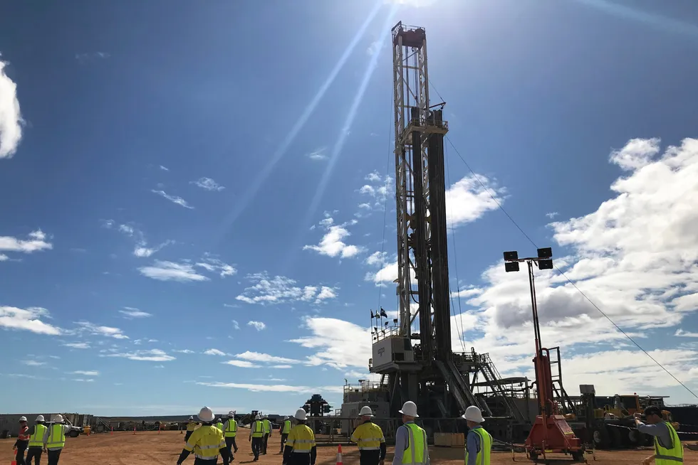 Pre-development work: Strike Energy’s West Erregulla-3 appraisal well in the Perth basin