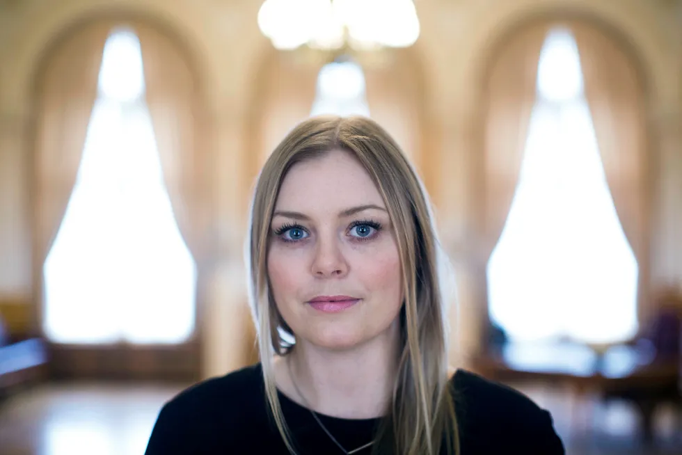 Tina Bru, Stortingesrepresentant fra Rogaland for Høyre, ønsker å erstatte barnetrygden med noe mer sosialt. Foto: Gunnar Blöndal