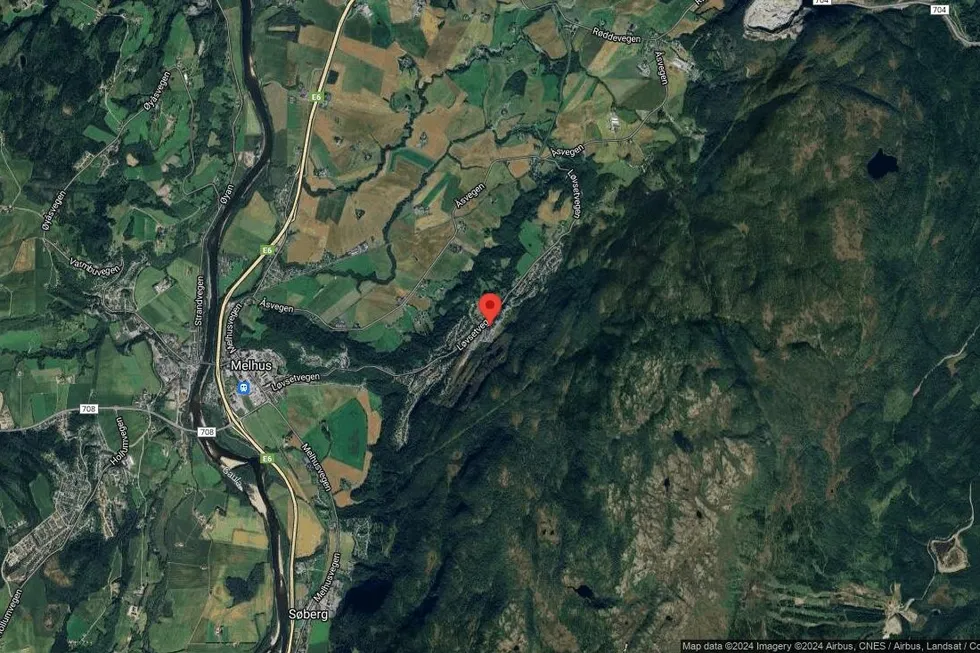 Området rundt Rønningstrøa 28, Melhus, Trøndelag