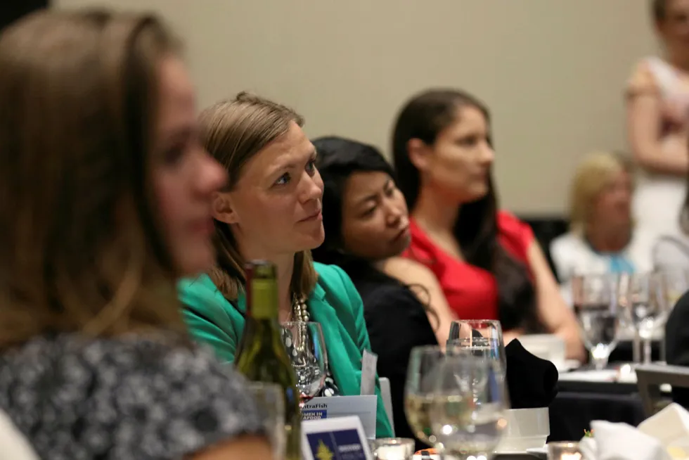 Delegates at last year's Women in Seafood Leadership Summit in Seattle.