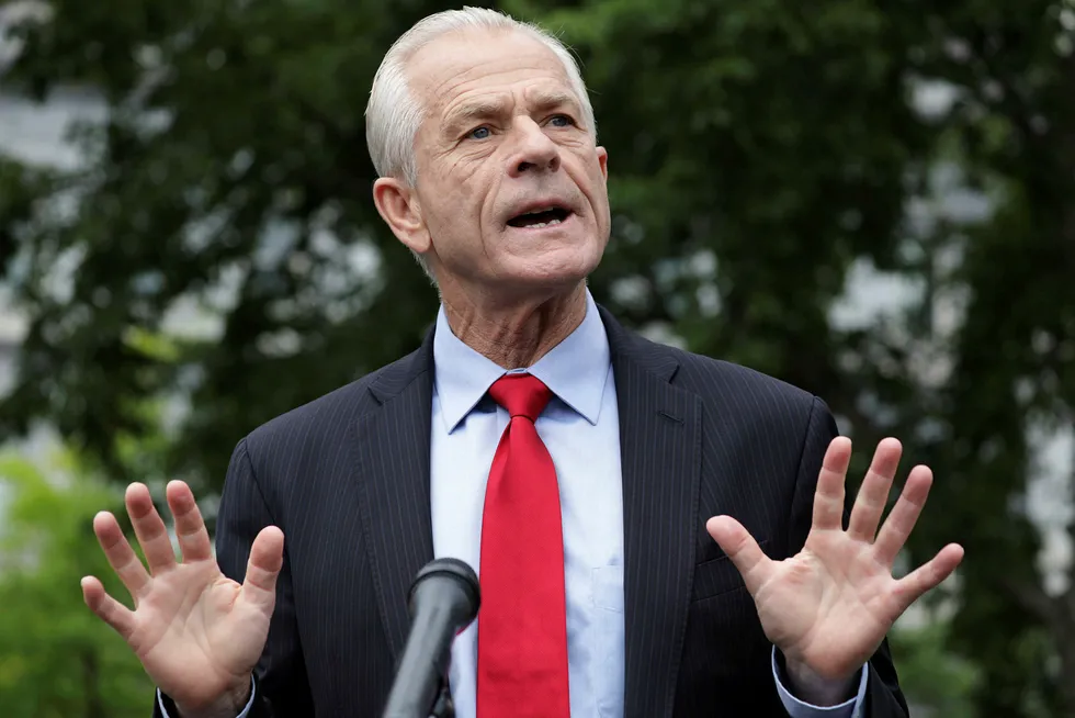 Seesawing prices: US Director of Trade and Manufacturing Policy Peter Navarro claims his comment on the US-China trade deal being "over" was taken out of context