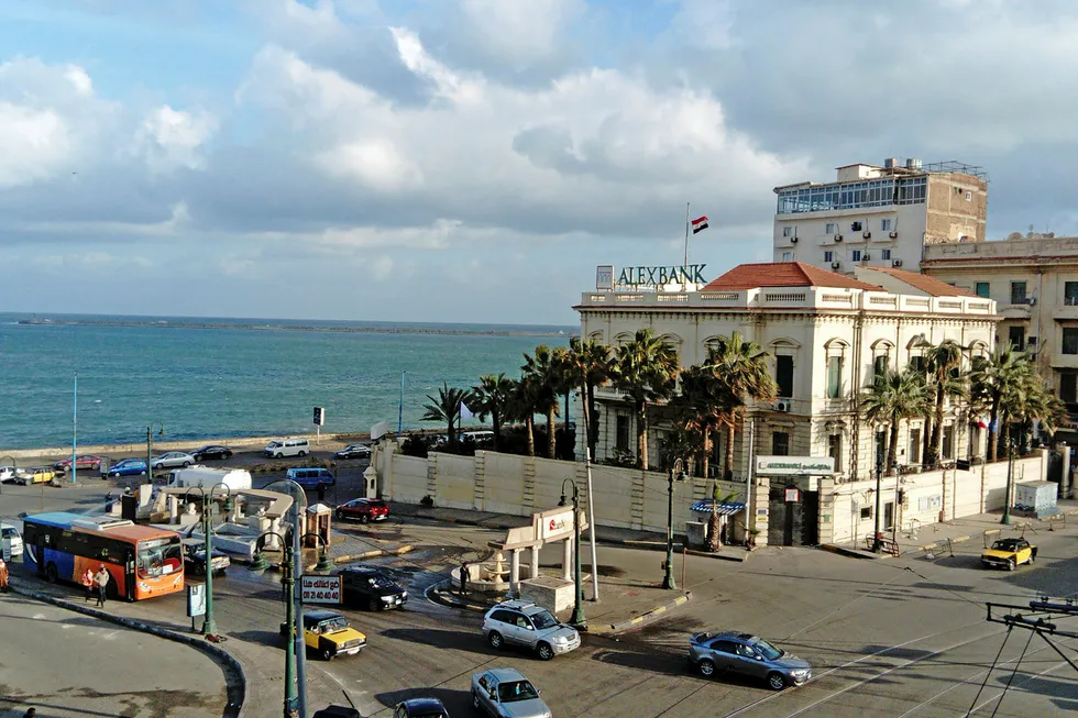 Offshore riches: Alexandria on Egypt's Mediterranean coast