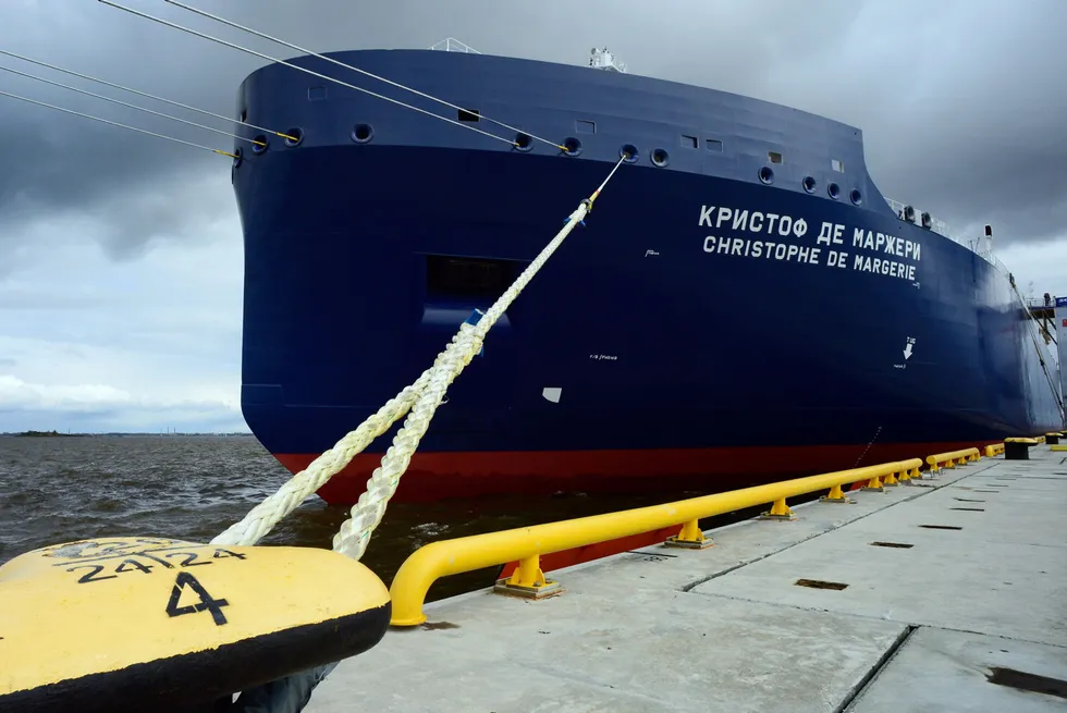 Yamal LNG’s first Arc7 LNG carrier, Christophe de Margerie.