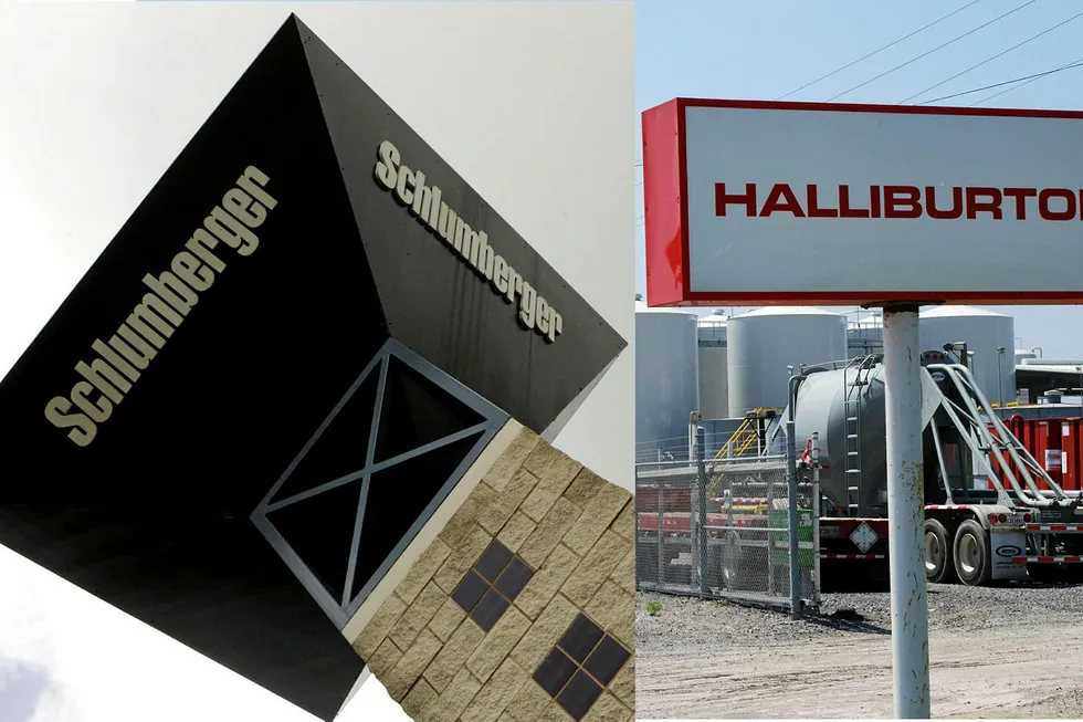 Reporting in: Schlumberger and Halliburton are positioning themselves for recovery