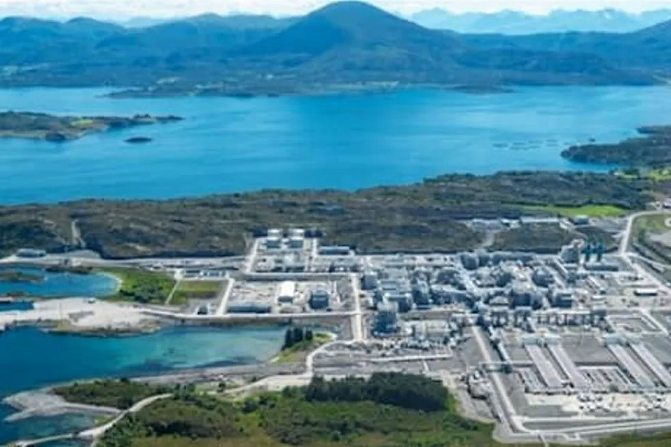 Important gas facility: Shell's Nyhamna plant