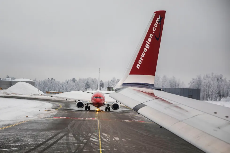 Norwegian forsøker å gjenoppstå som et mindre selskap gjennom en prosess i irsk domstol. Her fra Oslo lufthavn.