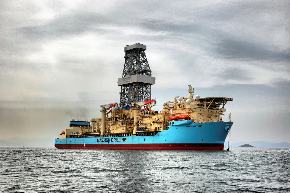 In demand: the Maersk Venturer is carrying out infill drilling for Kosmos