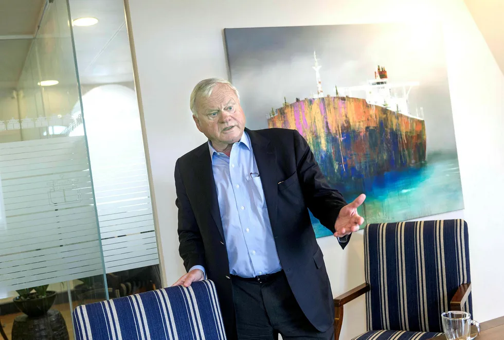 Skipsreder og investor John Fredriksen er Seadrills største eier. Hans indirekte eierskap etter riggselskapets refinansiering vil bli i underkant av 30 prosent. Foto: Elin Høyland