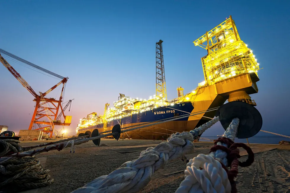 Loosening the knot: the N'Goma FPSO quayside in Angola
