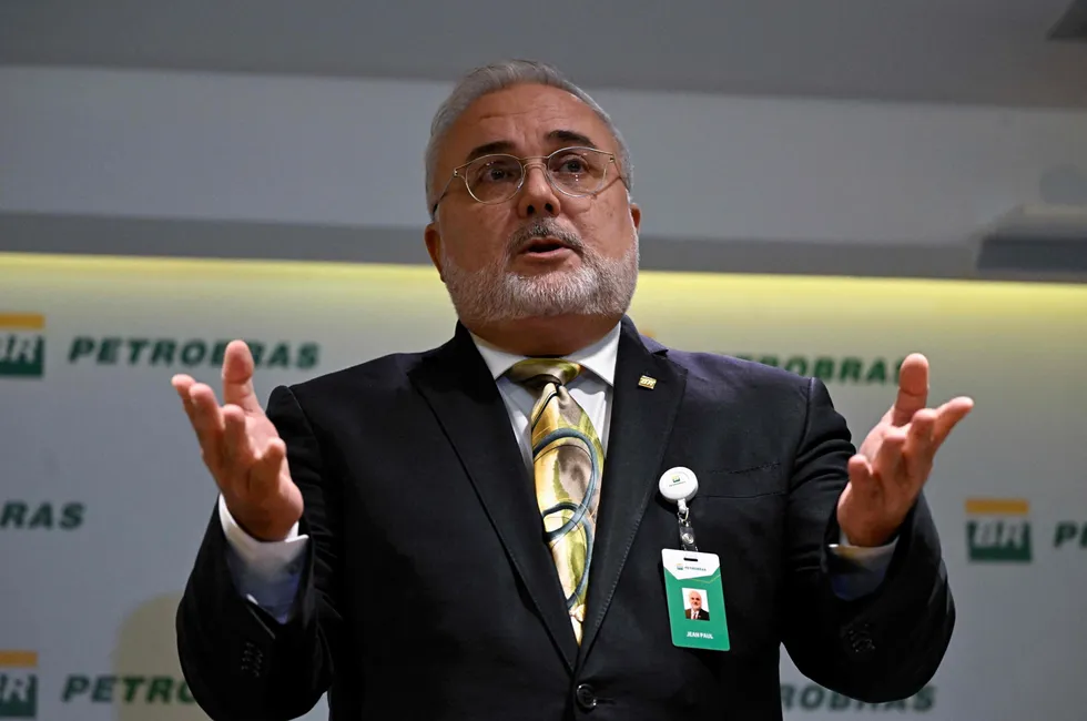 Additional work: Petrobras chief executive Jean Paul Prates