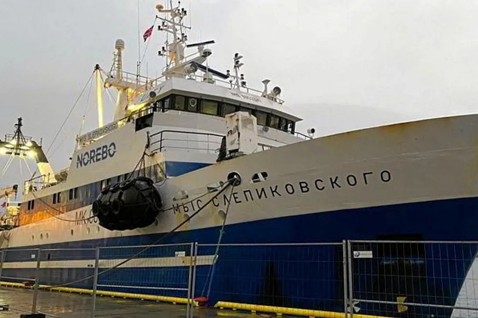 Fishing vessels such as Mys Slepikovskogo, which is owned by the Russian company Norebo, will now face substantially tighter restrictions when using Faroese ports.