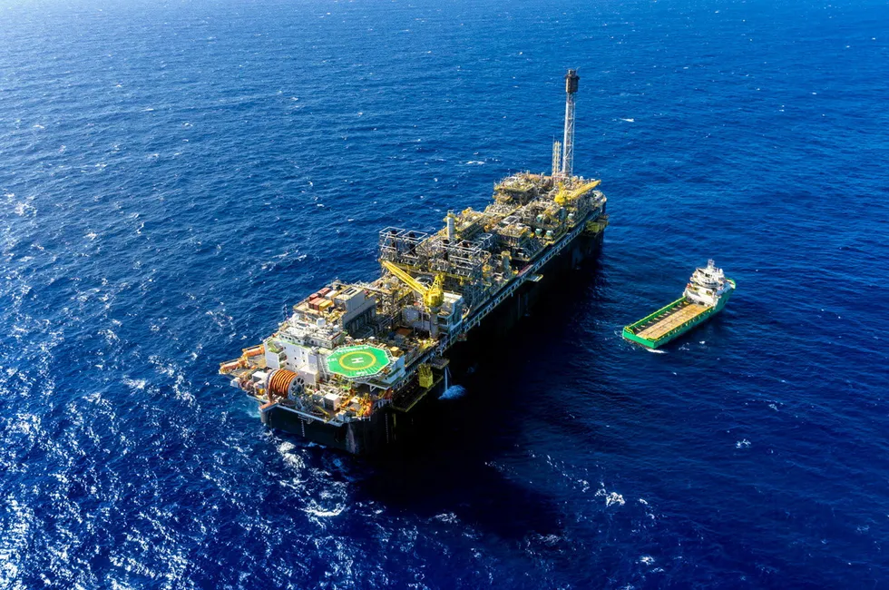 In operation: the P-67 FPSO at the Lula North pre-salt field in the Santos basin offshore Brazil