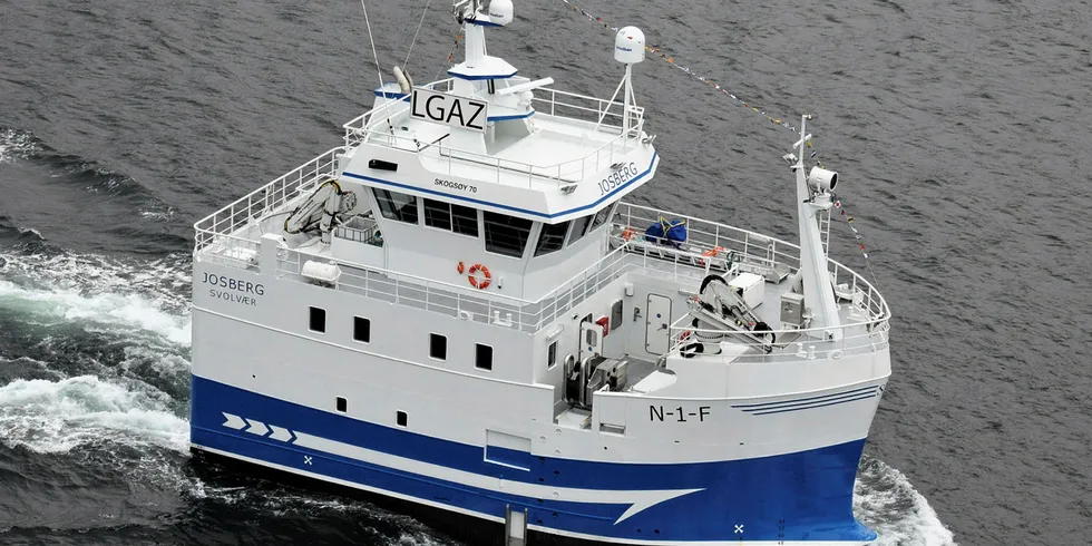 «JOSBERG»: Den nye kystfiskebåten til Napp varsler en besparelse på 50 prosent drivstoff målt opp mot tilsvarende båter.