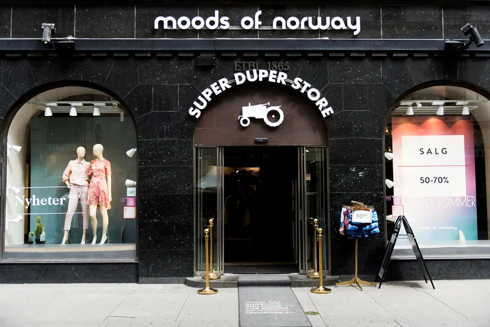 Lokalene til Moods of Norway i Karl Johans gate i Oslo. Foto: Jon Olav Nesvold