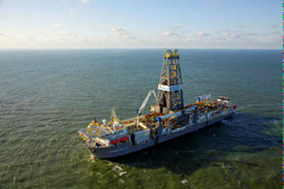 On target: the drillship Discoverer Inspiration drilled the Moccasin discovery well for Chevron in 2011