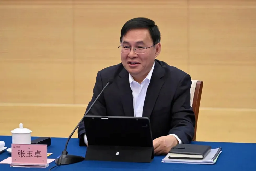 Green hydrogen goal: Sinopec chairman Zhang Yuzhuo