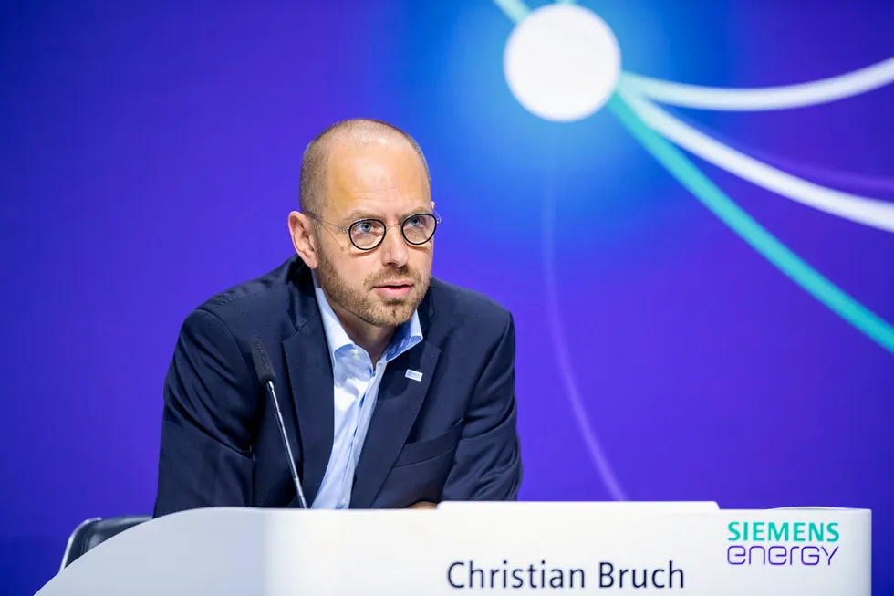 Siemens Energy CEO Christian Bruch.