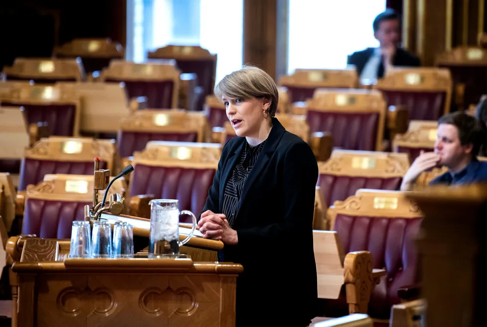 SVs Kari Elisabeth Kaski i finanskomiteen er uenig i forslaget fra regjeringen om at oljefondssjefen bør ansettes på åremål.