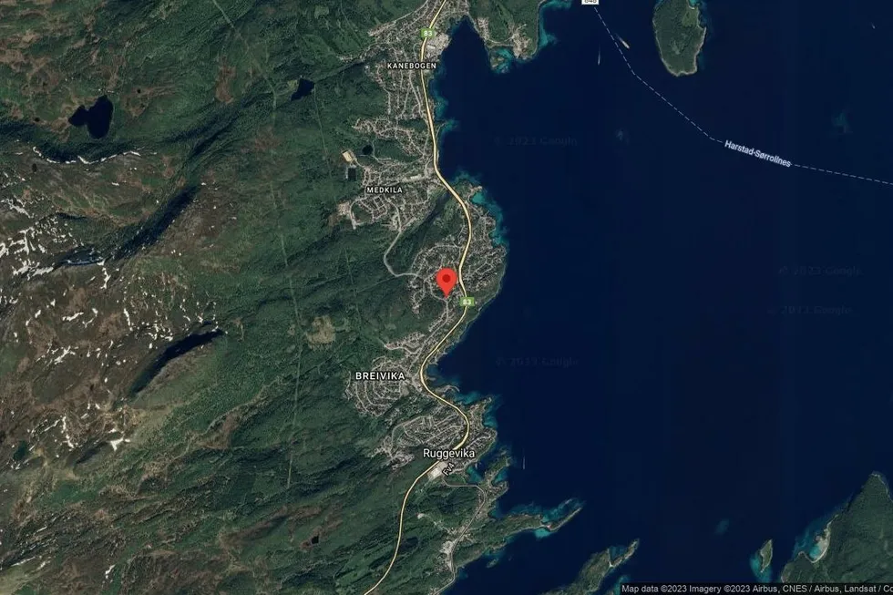 Området rundt Los Holtes vei 46, Harstad – Hárstták, Troms og Finnmark