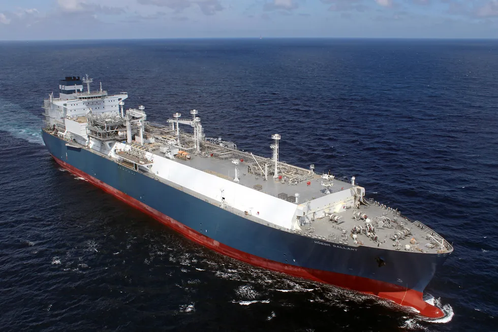 LNG solution: the floating storage and regasification unit Hoegh Gallant