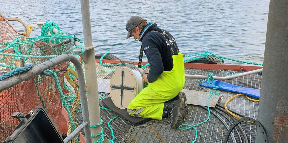 Seapix er en sonar utviklet for fiskeri av Ixblue. Nå skal norske Aquabio utvikle den videre til bruk i oppdrett.