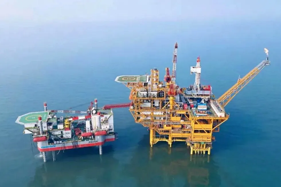 Ambitious: CNOOC Ltd aims to boost oil and gas production from Bohai Bay