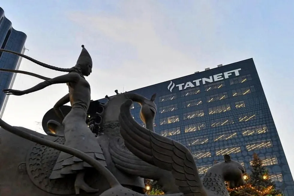 Home base: the Tatneft headquarters in Almetyevsk, Russia