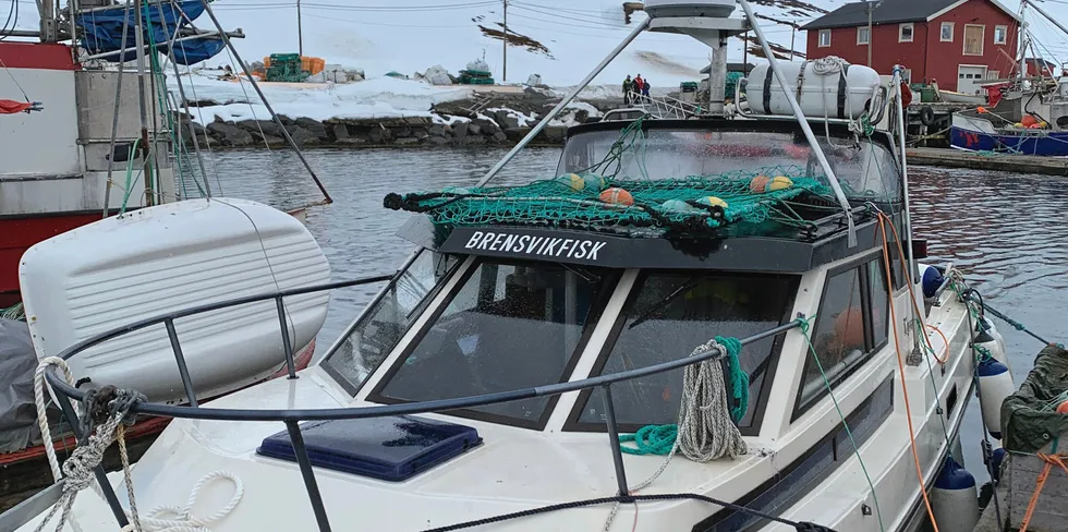 Det var båten Brensvikfisk som sank i Smørvikfjorden i Porsanger fredag formiddag.