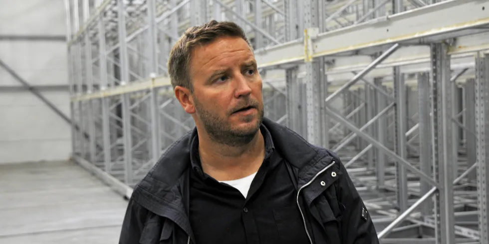Daglig leder Ole Kristian Kjellbakk i lakseeksportøren Fram Seafood i Bodø.
