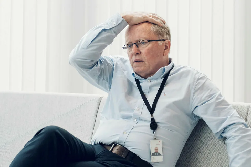 Equinor-sjef Eldar Sætre er på etterskudd med oljeprisprognosene.