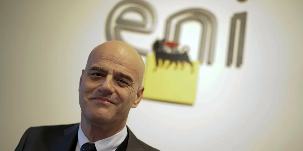 Enel CEO Claudio Descalzi.