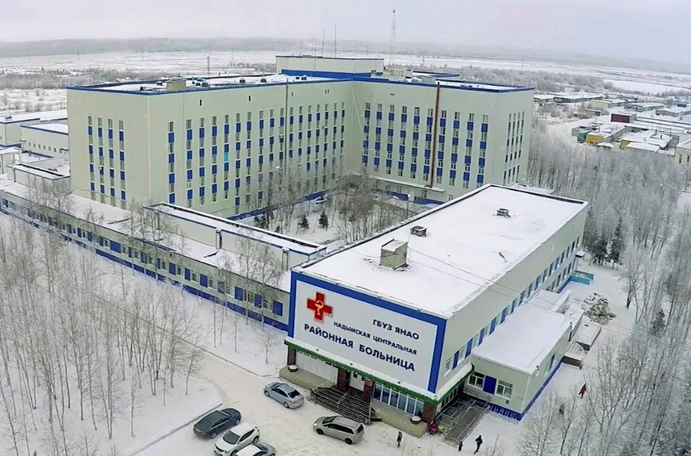 Happy end: a central district hospital in the city of Nadym in the Yamal-Nenets region in West Siberia, Russia