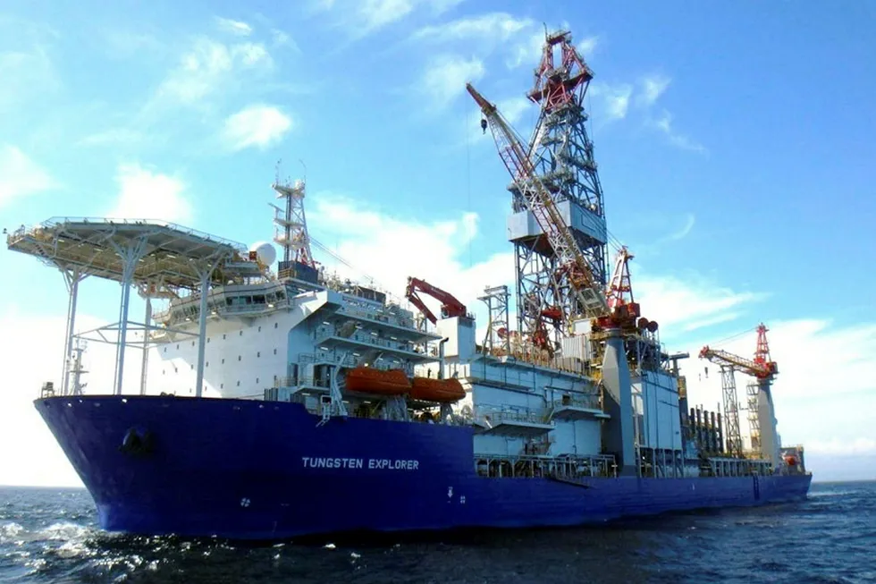 Ready to drill: the Vantage Drilling drillship Tungsten Explorer