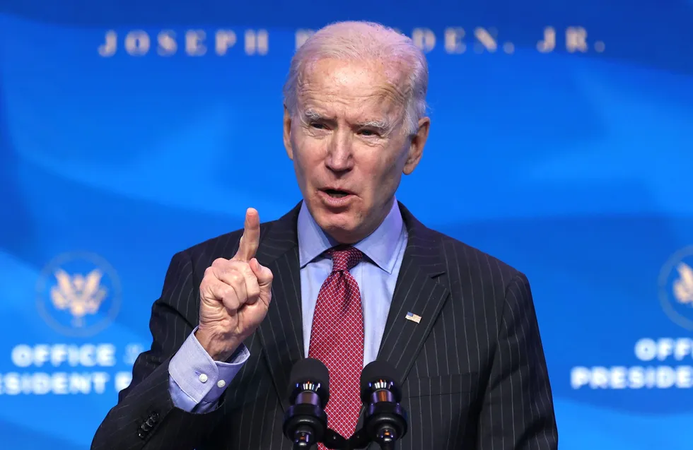 Energy reformer: US President-elect Joe Biden
