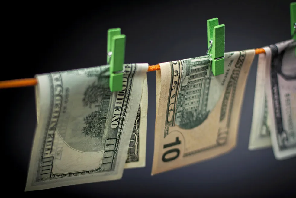 Money laundering dollars.