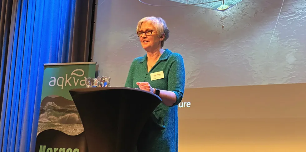 Trude Olafsen, global solutions manager at aquaculture equipment company Akva Group, fears Norway's salmon tax could jeopardize the country's edge in fish farming technology.