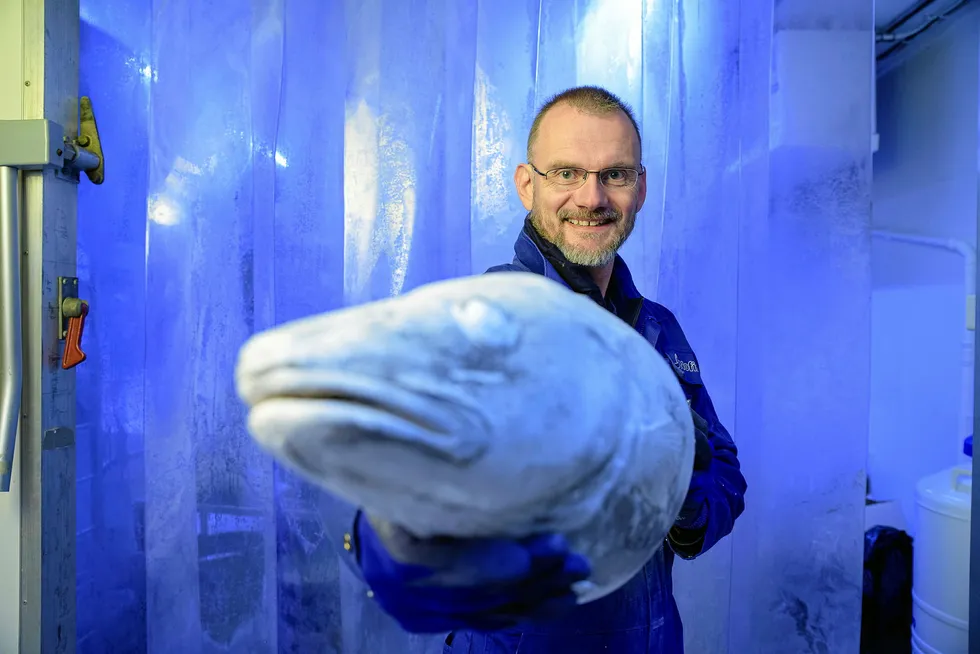 KALDERE: Minus 18 grader er for varmt for delikat hvitfisk,sier forsker Svein Kristian Stormo.
