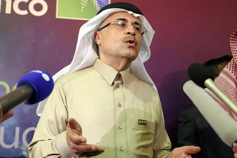 Cancellation: Saudi Aramco chief executive Amin Nasser.