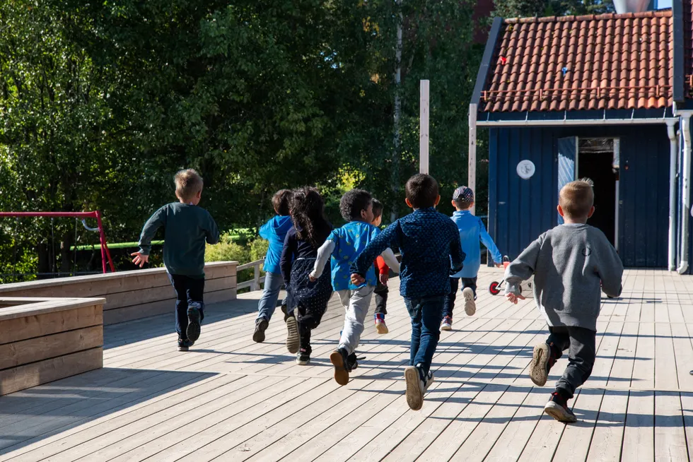 Nær alle barn over ett år går i barnehage. En barnehage med stadig dårligere økonomi.