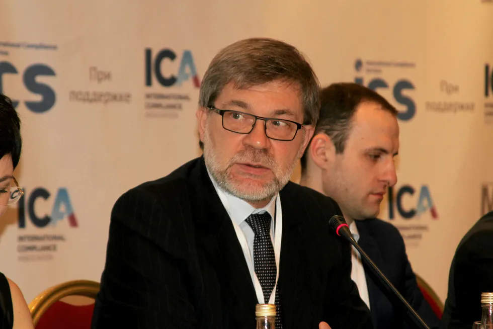 Negotiations: Andrey Tsyganov, deputy chairman of Russia's federal anti-monopoly agency