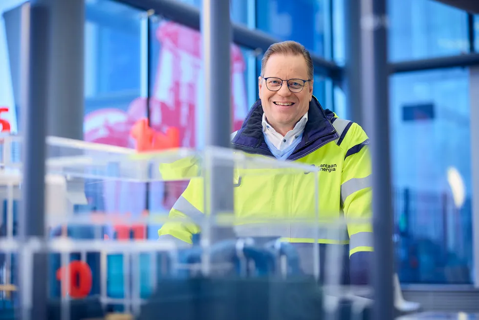 Jukka Toivonen, CEO of project developer Vantaan Energia, one of Finland's largest urban energy companies.