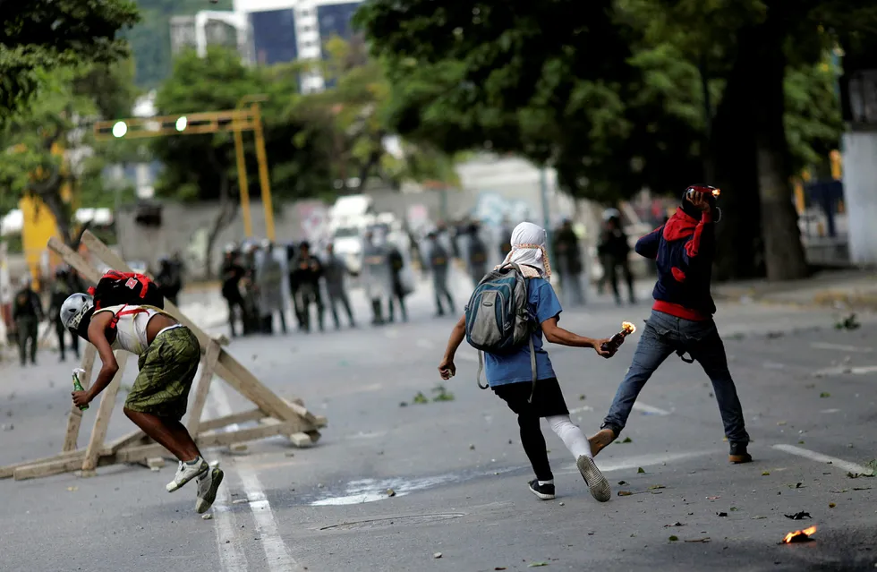 Uroen i Venezuela fortsetter. Foto: Ueslei Marcelino/Reuters/NTB scanpix